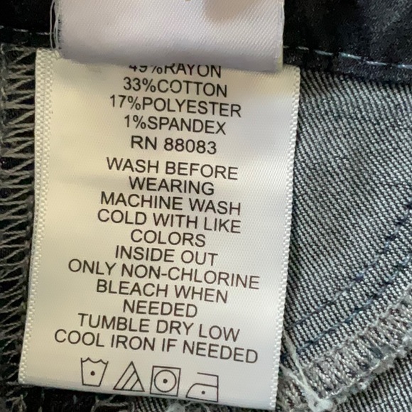 Hot In Hollywood Women’s Beverly Boot Cut Pull On Jeans, Medium, Dark Wash - Picture 8 of 8